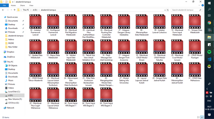 Membangun Sistem Informasi Akademik Kampus Dengan Laravel MySQL Ajax